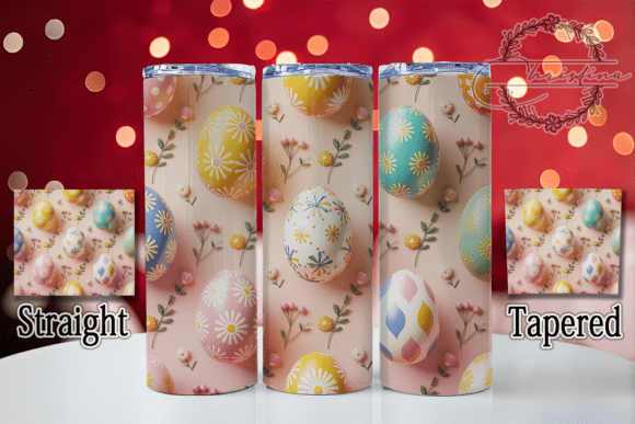 3D Festive Easter Egg 20oz Tumbler