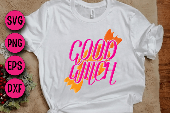 Good Witch #2: A Charming 3D SVG Design for Magical Crafts