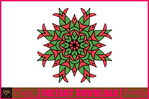 Mandala 3D Layered SVG Cut File-130