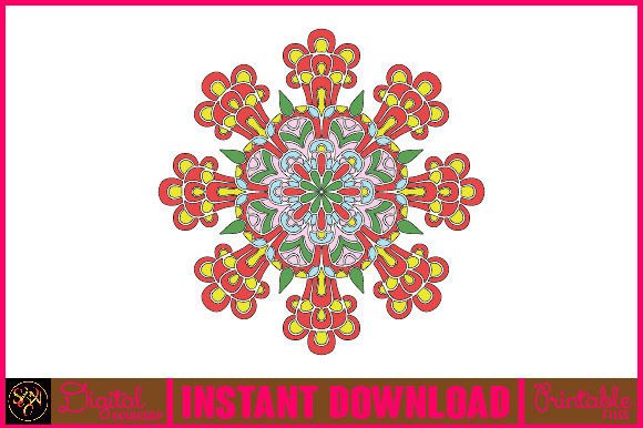 Mandala 3D Layered SVG Cut File-175