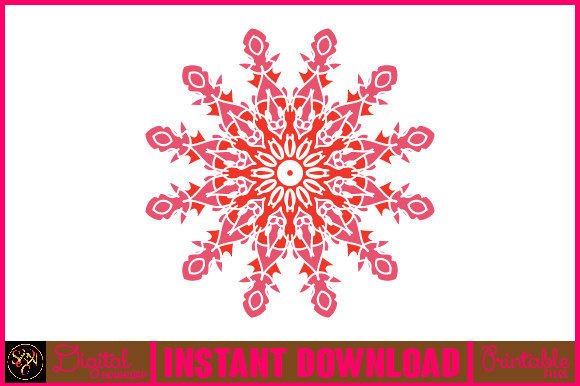 Mandala 3D Layered SVG Cut File-177