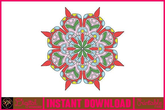 Mandala 3D Layered SVG Cut File-178: A Vibrant Design Asset
