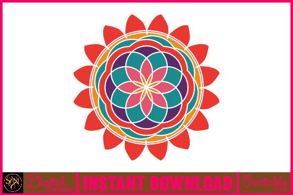 Mandala 3D Layered SVG Cut File-24 for Creative Projects